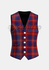 Hamilton Tartan Waistcoat Front