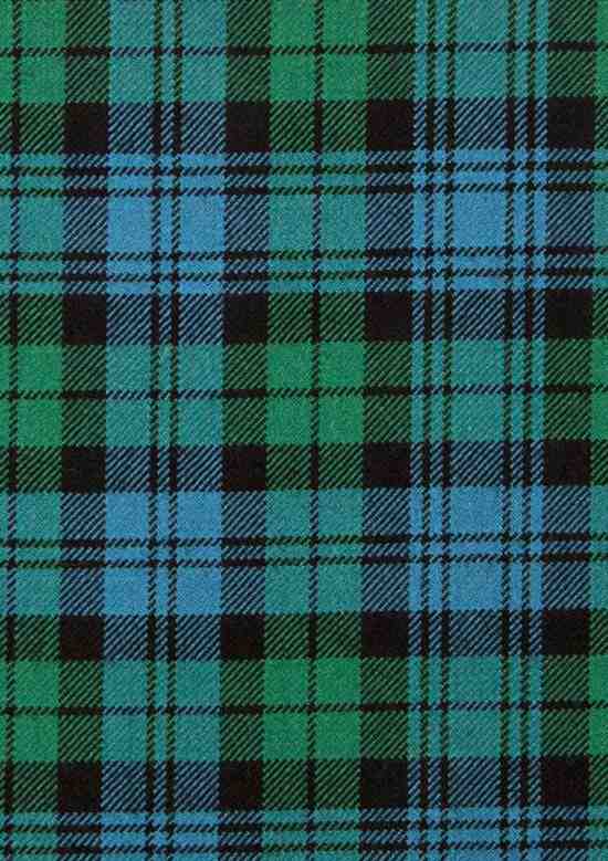 Hand Made Campbell Ancient Tartan Fabric