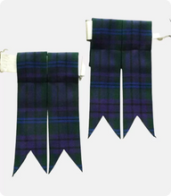 Hand Made Douglas Tartan Kilt Flashes