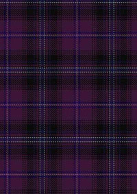 Hand Made Purple Tartan Fabric