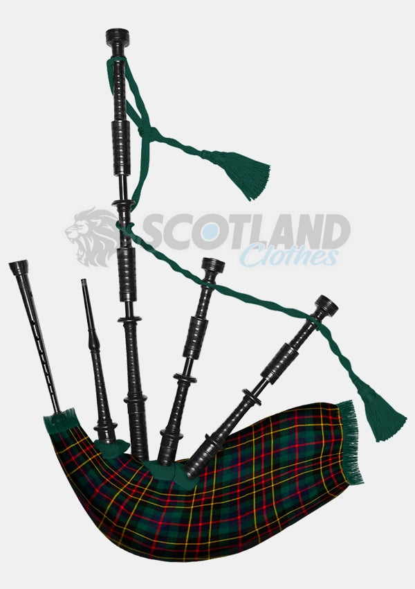 Handmade Brodie Hunting Modern Tartan Bagpipe