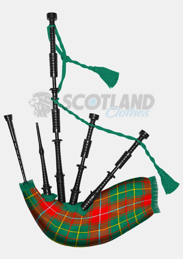 Handmade Burnett Ancient Tartan Bagpipe