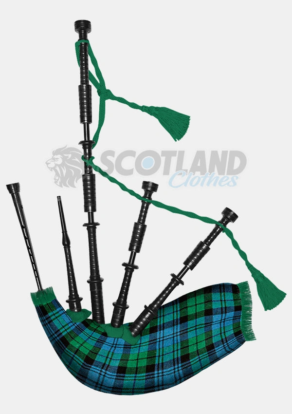 Handmade Campbell Ancient Tartan Bagpipe