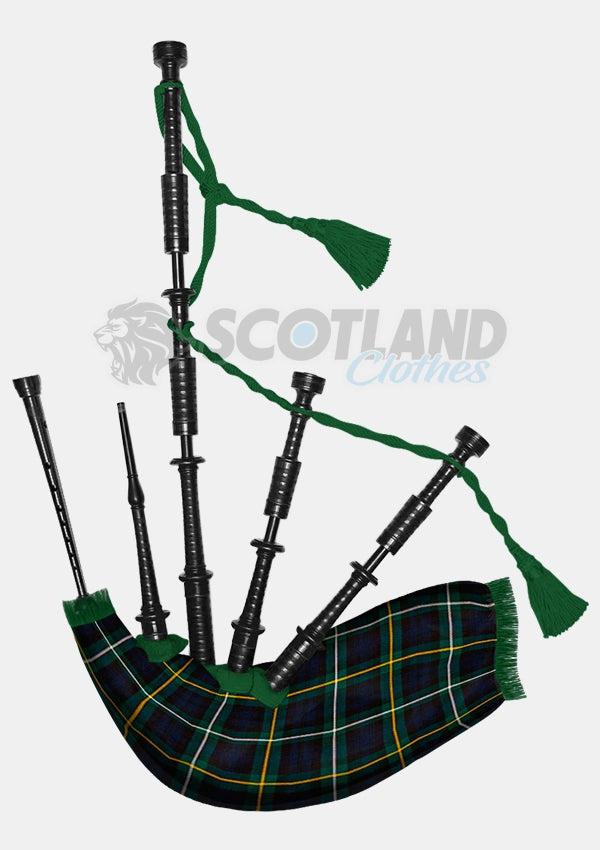 Handmade Campbell of Argyll Modern Tartan Bagpipe