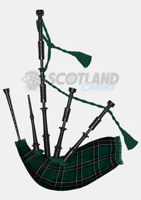 Handmade Maclean Hunting Modern Tartan Bagpipe