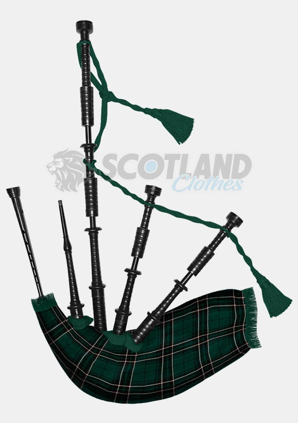 Handmade Maclean Hunting Modern Tartan Bagpipe