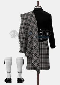 Harris Tartan Prince Charlie Outfit