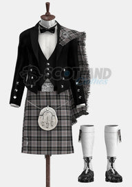 Harris Tartan Prince Charlie Outfit