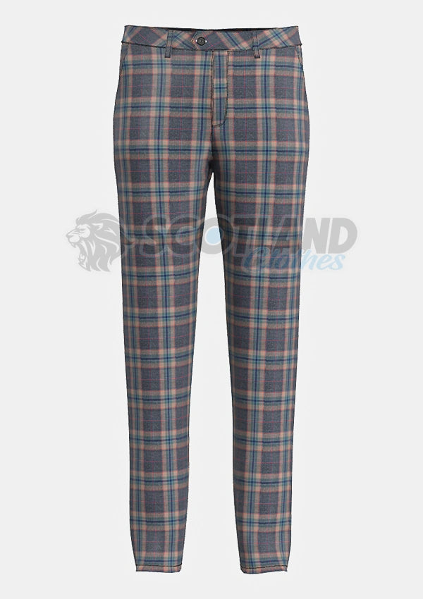 Harris Mist Tartan Trouser