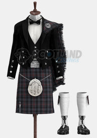 Hebridean Heather Tartan Prince Charlie Outfit