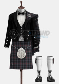 Hebridean Heather Tartan Prince Charlie Outfit
