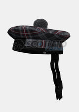 Hebridean Heather Tartan Balmoral Hat