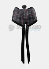 Hebridean Heather Tartan Glengarry Hat Back