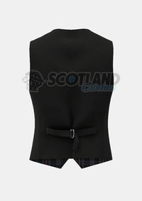 Hebridean Heather Tartan Waistcoat Back