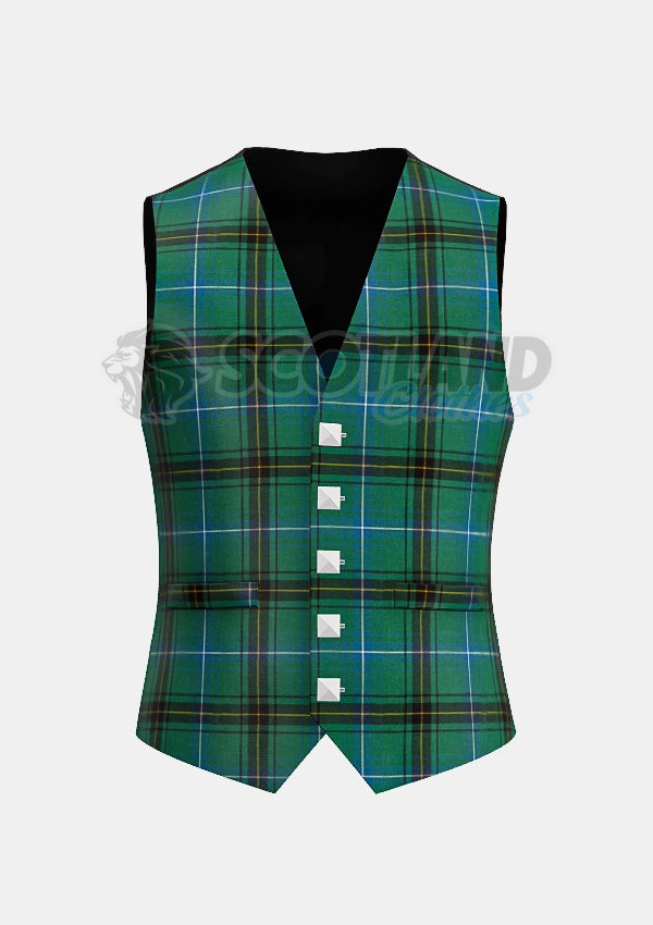 Henderson Tartan Waistcoat Front
