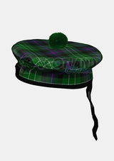 Hibs Tartan Balmoral Hat Front Side