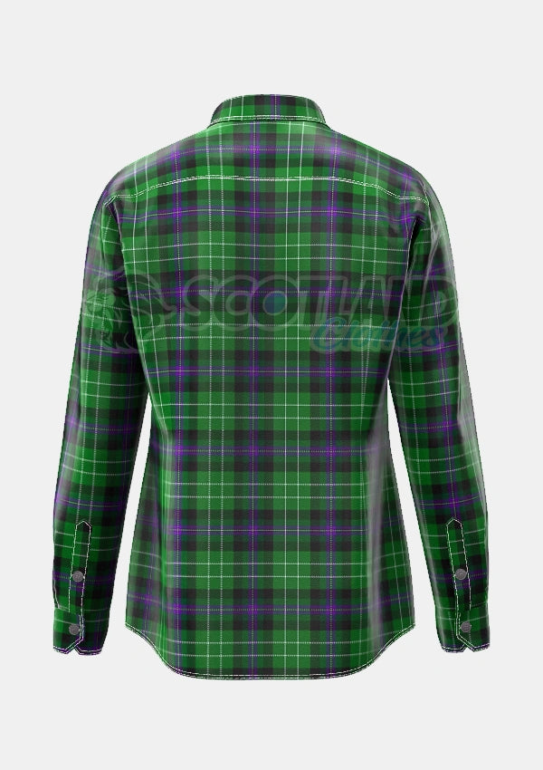 Hibs Tartan Shirt Back