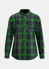 Hibs Tartan Shirt Front