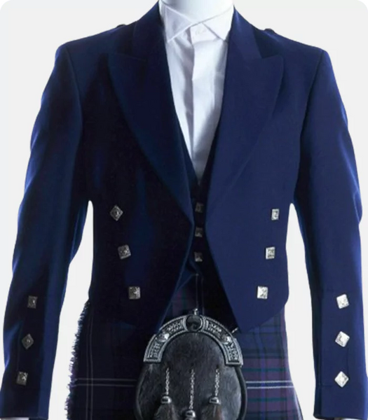 Custom Made Blue Prince Charlie Jacket