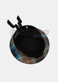 Holyrood Tartan Balmoral Hat Back Side