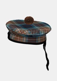 Holyrood Tartan Balmoral Hat Front Side