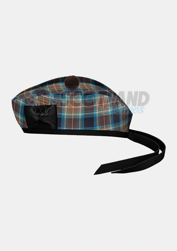 Holyrood Tartan Glengarry Hat Side
