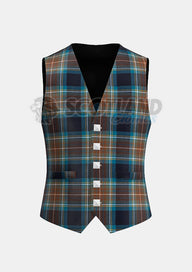 Holyrood Tartan Waistcoat Front