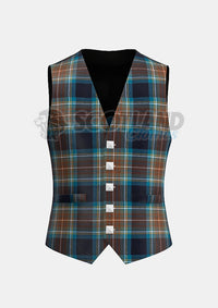 Holyrood Tartan Waistcoat Front