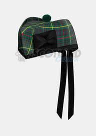 Hunting Stewart Tartan Glengarry Hat Front