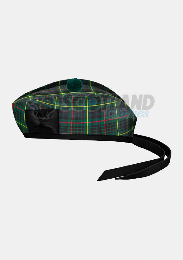 Hunting Stewart Tartan Glengarry Hat Side