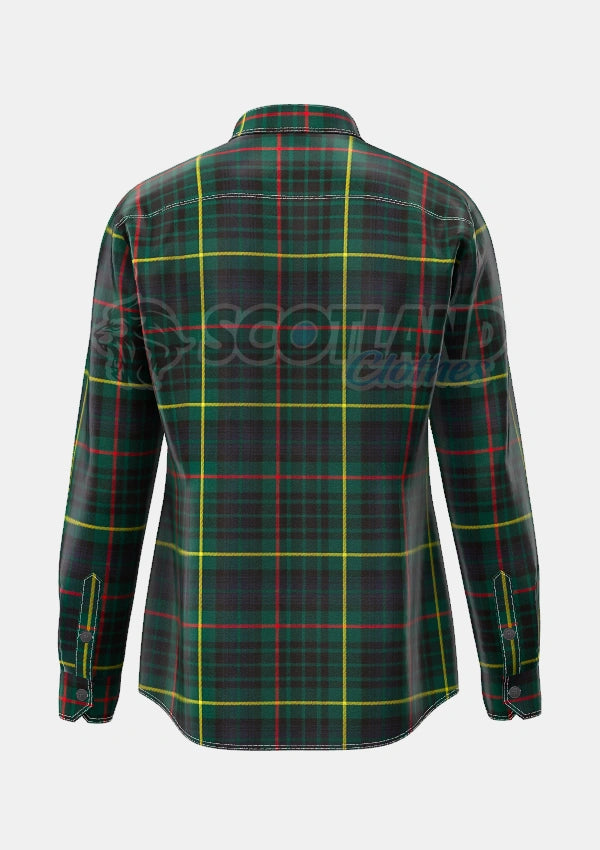 Hunting Stewart Tartan Shirt Back