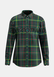 Hunting Stewart Tartan Shirt Front