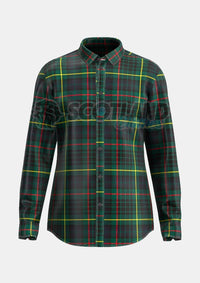 Hunting Stewart Tartan Shirt Front