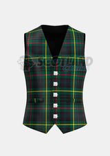 Hunting Stewart Tartan Waistcoat Front
