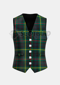 Hunting Stewart Tartan Waistcoat Front