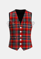 Innes Tartan Waistcoat Front