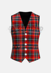 Innes Tartan Waistcoat Front