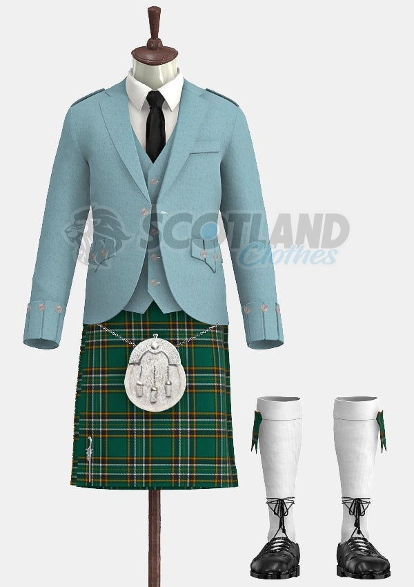 Irish Tartan Argyle Outfit