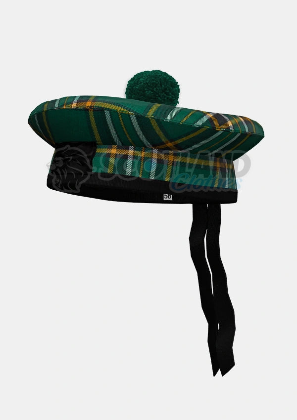 Irish Tartan Balmoral Hat