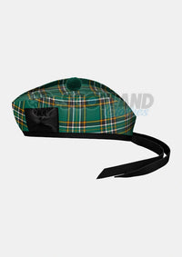 Irish Tartan Glengarry Hat Side