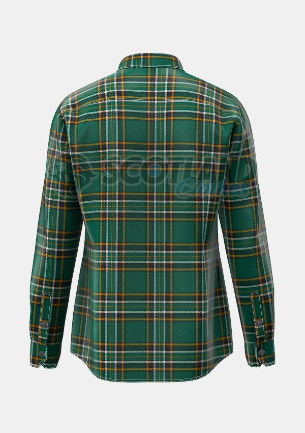 Irish Tartan Shirt Back