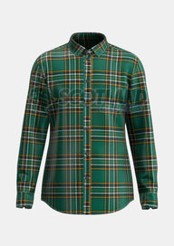 Irish Tartan Shirt Front