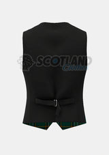 Irish Tartan Waistcoat Back