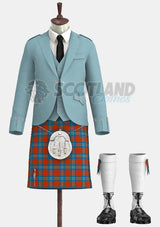 Irn Bru Tartan Argyle Outfit