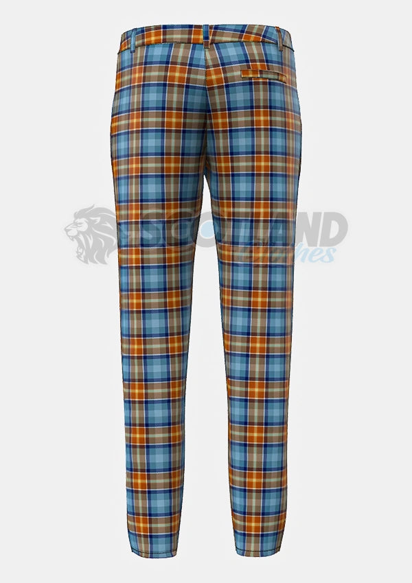 Isle of Jura Tartan Trouser Back