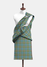 Isle of Man Tartan Great Kilt Front