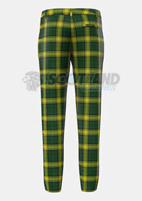 Jamaican National Tartan Trouser Back