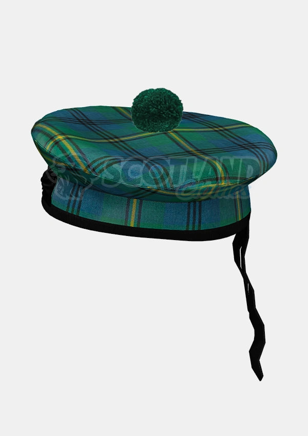 Johnston Tartan Balmoral Hat Front Side