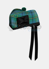 Johnston Tartan Glengarry Hat Front