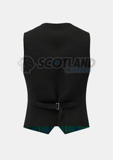 Johnston Tartan Waistcoat Back